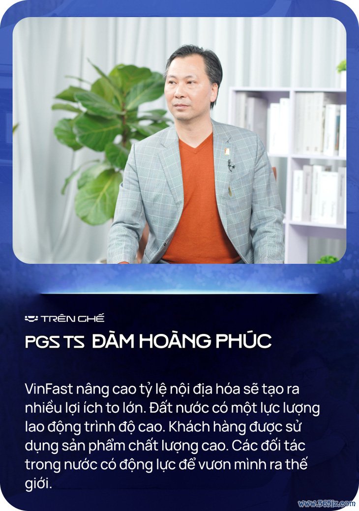 PGS.TS Đàm Hoàng Phúc: 'Chỉ cần nhìn bu-lông là biết VinFast đã đi xa đến đâu' - Ảnh 8.